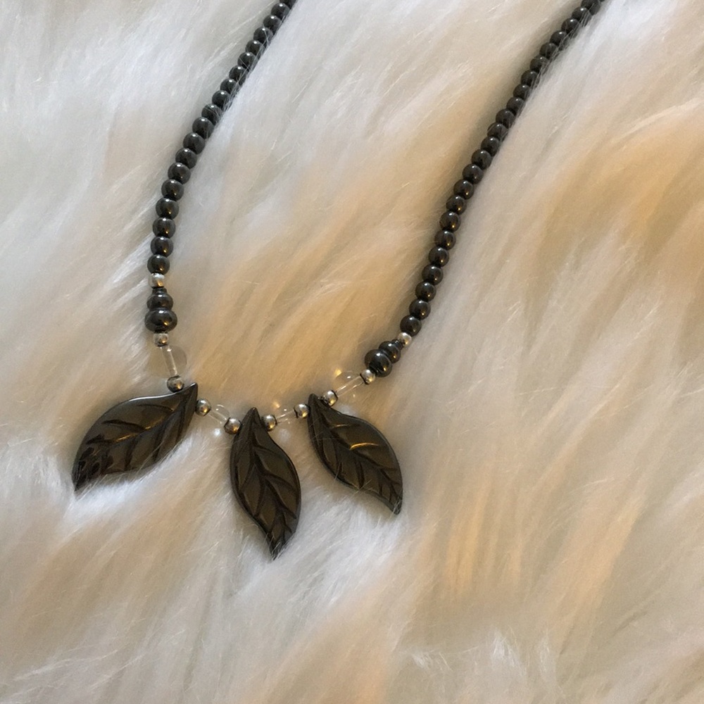 Hematite necklace